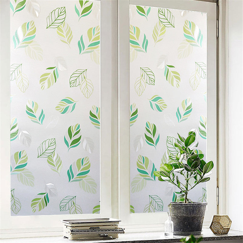 KTX-812947 Waterproof Stained Frosted Static Cling Window Film for Smooth Surfaces