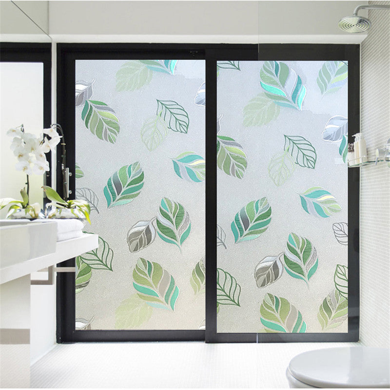 KTX-812947 Waterproof Stained Frosted Static Cling Window Film for Smooth Surfaces