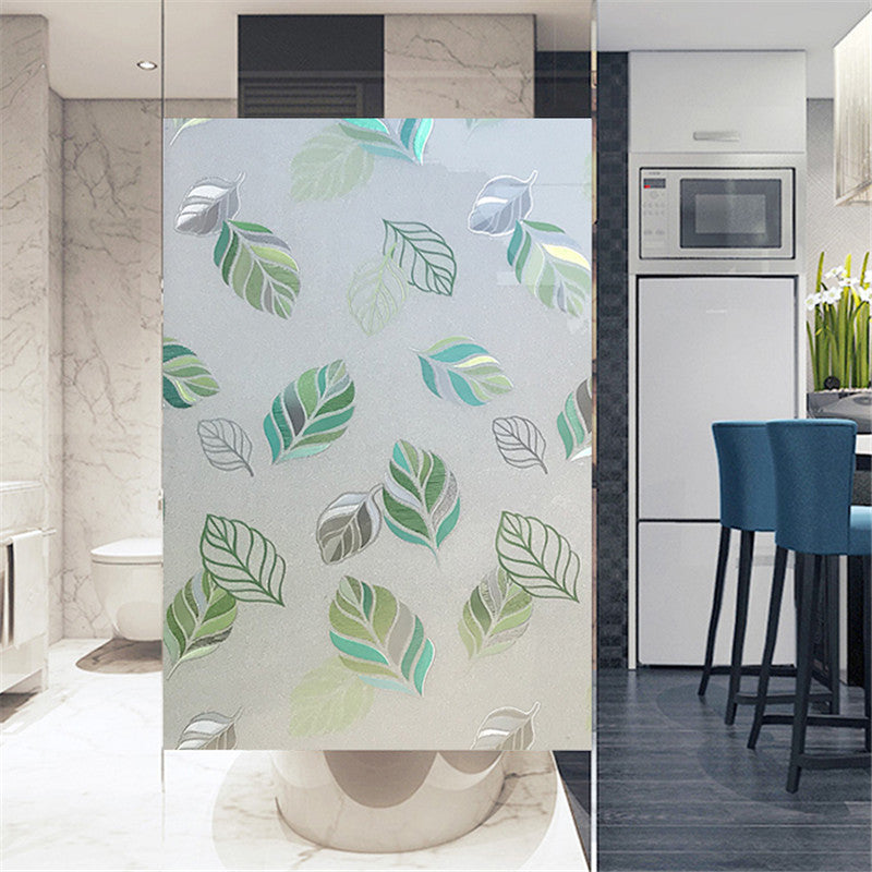 KTX-812947 Waterproof Stained Frosted Static Cling Window Film for Smooth Surfaces