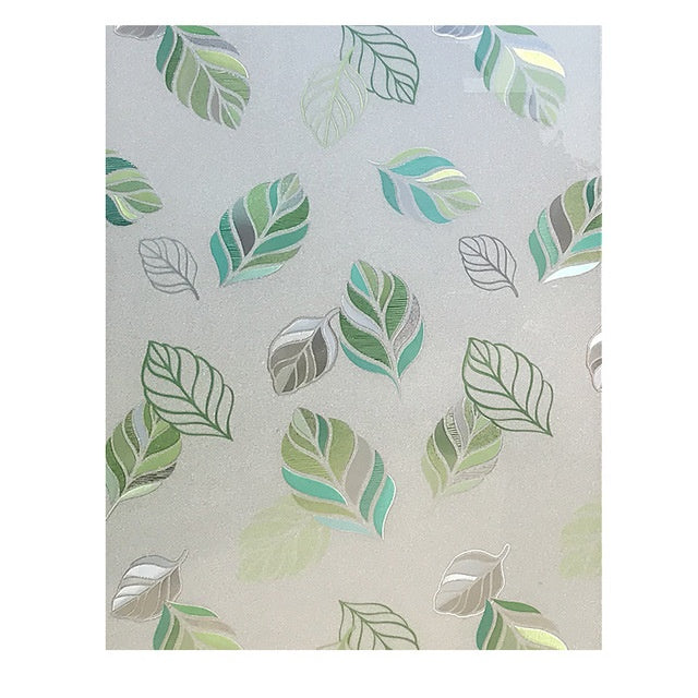 KTX-812947 Waterproof Stained Frosted Static Cling Window Film for Smooth Surfaces