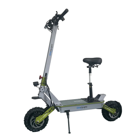 KTX-813267 6000W Dual Motor Electric Scooter with Seat, 60V Lithium Battery, 37-55 Mile Range, Foldable Design, 11-Inch Off-Road Tires