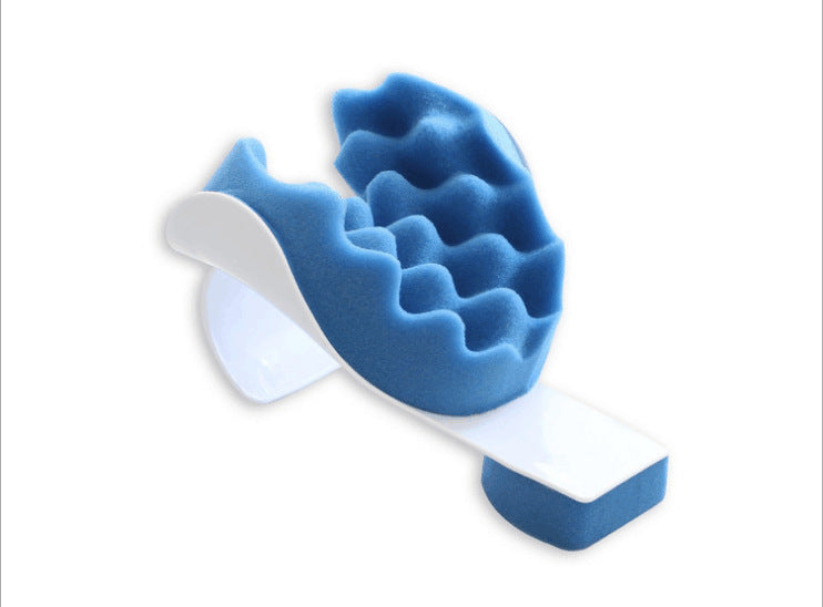 KTX-815379 Cervical Support Pillow - Blue Headrest Cushion for Neck and Shoulder Relief