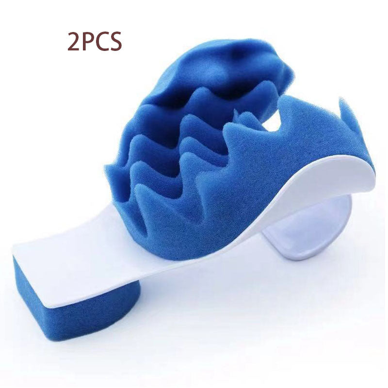 KTX-815379 Cervical Support Pillow - Blue Headrest Cushion for Neck and Shoulder Relief