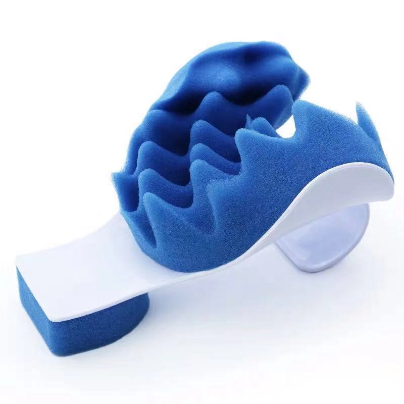 KTX-815379 Cervical Support Pillow - Blue Headrest Cushion for Neck and Shoulder Relief