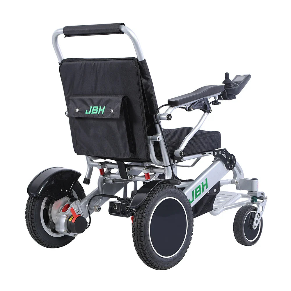 KTX-815571 Portable Lightweight Electric Wheelchair, Foldable Aluminum Alloy Frame, 20km Range, 120kg Capacity, CE Certified