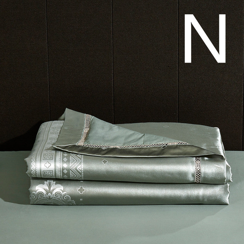 KTX-816531 Light Luxury Embroidered Cotton Summer Quilt - Multiple Sizes Available