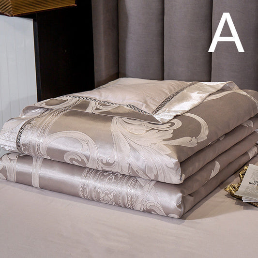 KTX-816531 Light Luxury Embroidered Cotton Summer Quilt - Multiple Sizes Available