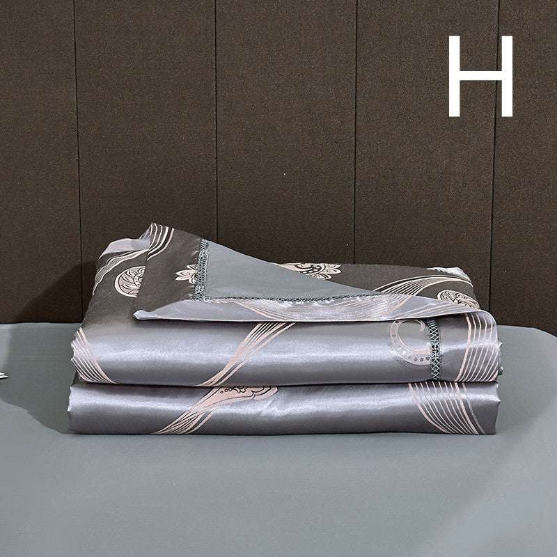 KTX-816531 Light Luxury Embroidered Cotton Summer Quilt - Multiple Sizes Available