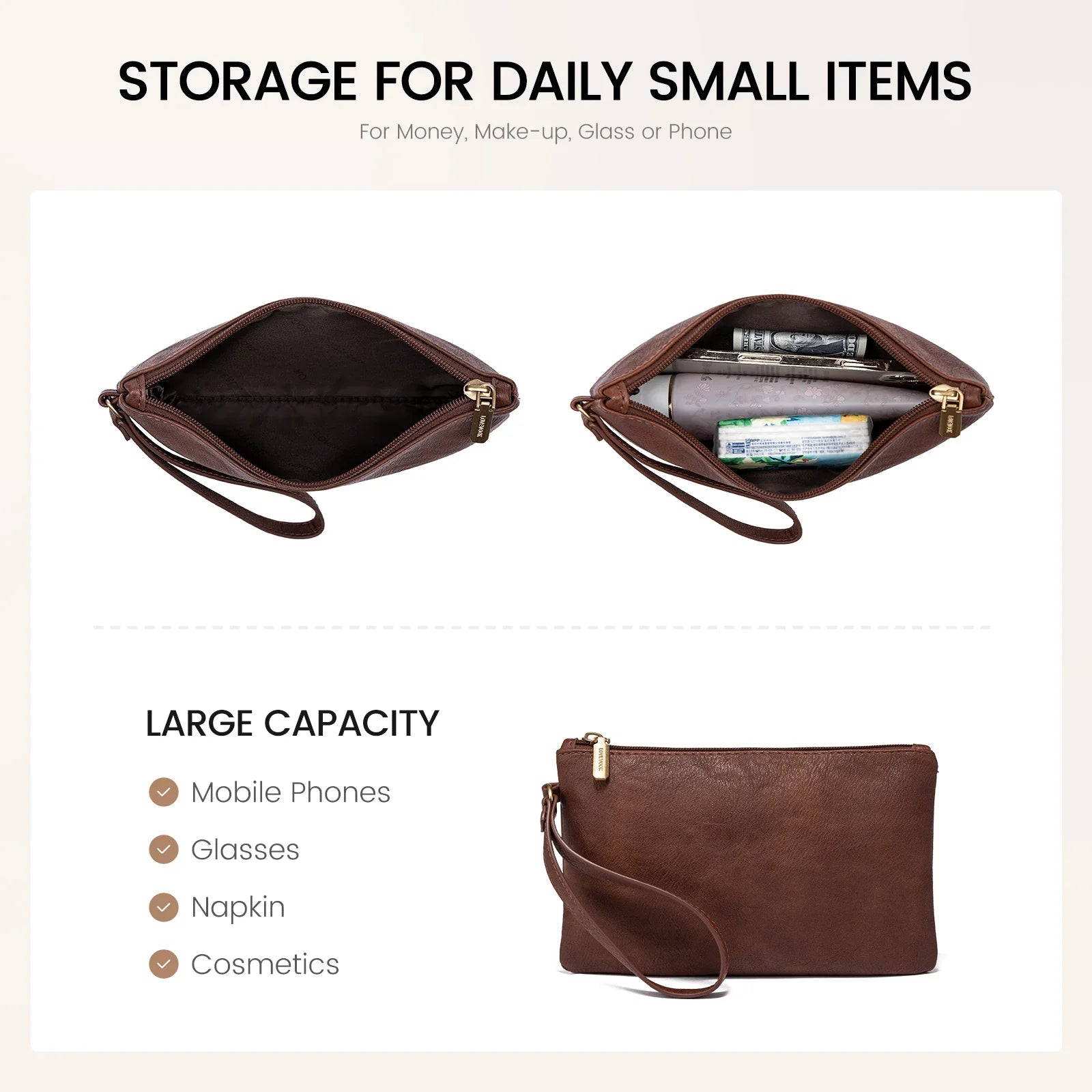 KTX-819539 Vintage Leather 15.6 Inch Laptop Tote Bag for Women - Stylish Office Work Handbag and Briefcase