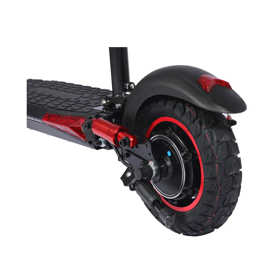 KTX-820499 Foldable Electric Scooter with Long Range 800W Motor, 48V 15Ah Battery, Max Load 150kg, Dual Suspension, Waterproof, and Off-Road Capabilities