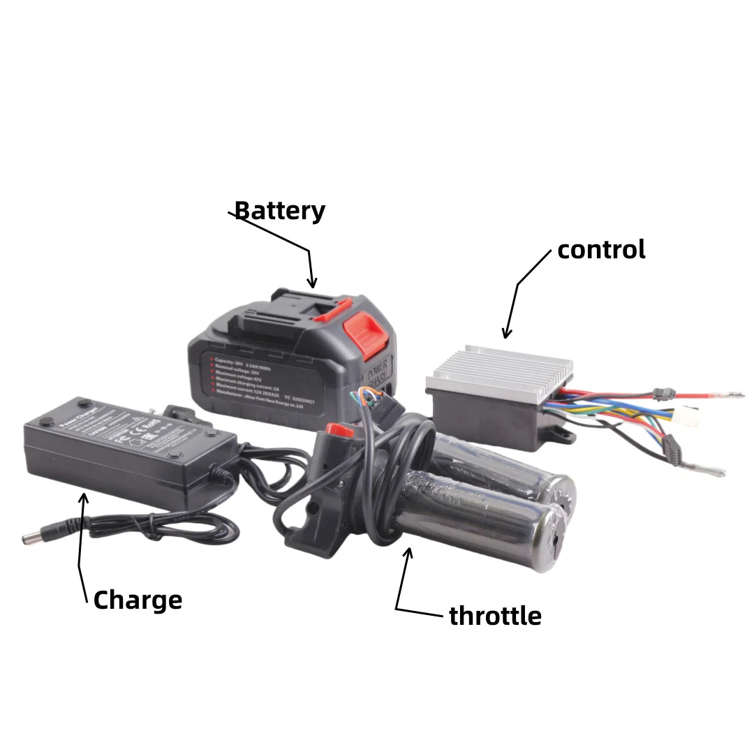 KTX-820563 12-Inch and 16-Inch Kid Electric Balance Bike, 36V with 2.5Ah & 5.0Ah Battery, High-Carbon Steel Fork, Aluminum Frame, 80kg Load Capacity