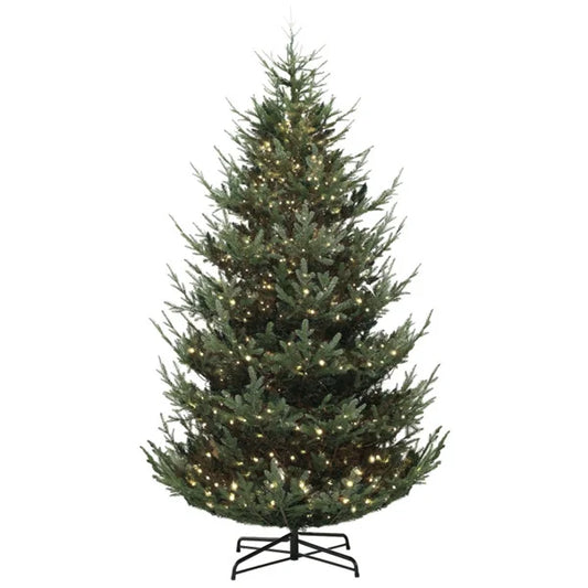 KTX-820755 Customizable 9 ft Eco-Friendly Christmas Tree with Metal Stand for Holiday Displays