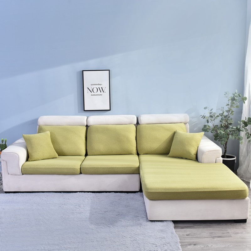 KTX-821203 Waterproof Seersucker Sofa Cover for Universal Fit - Dust and Protection Cover in Solid Color