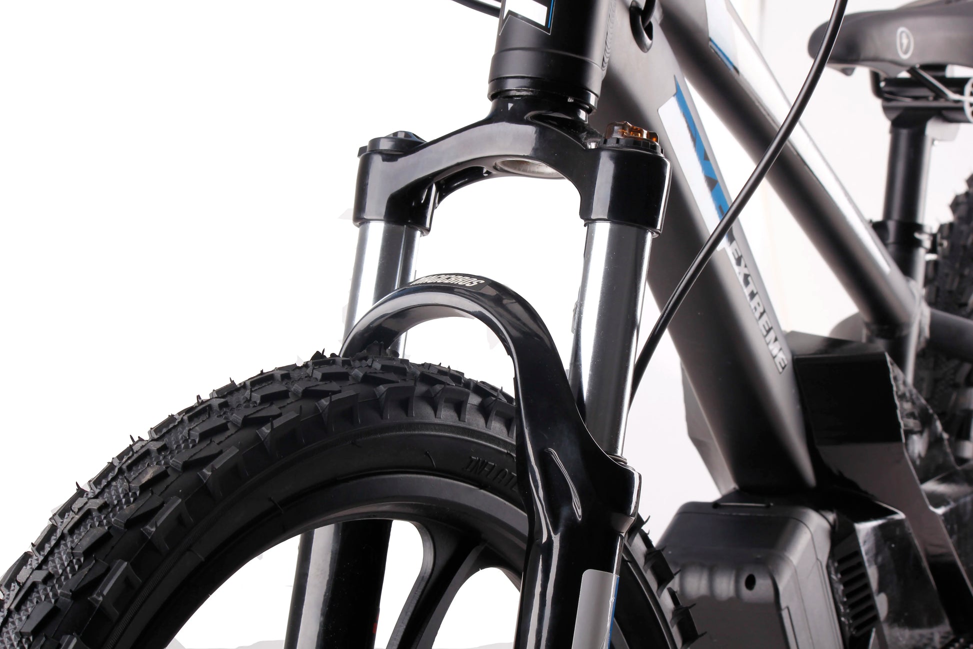 KTX-821715 20 Inch Electric Kids City Bike with 600W/800W Brushless Hub Motor, Hydraulic Suspension, and 3 Speed Gears