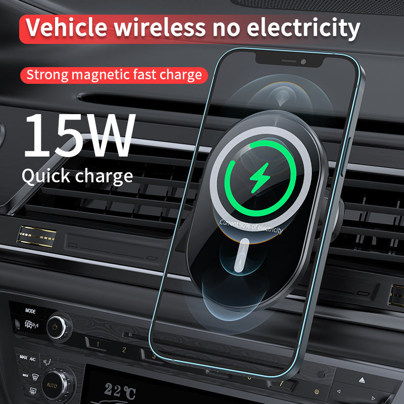 KTX-822355 15W Magnetic Wireless Charging Base Stand for Mobile Phones - Black or White