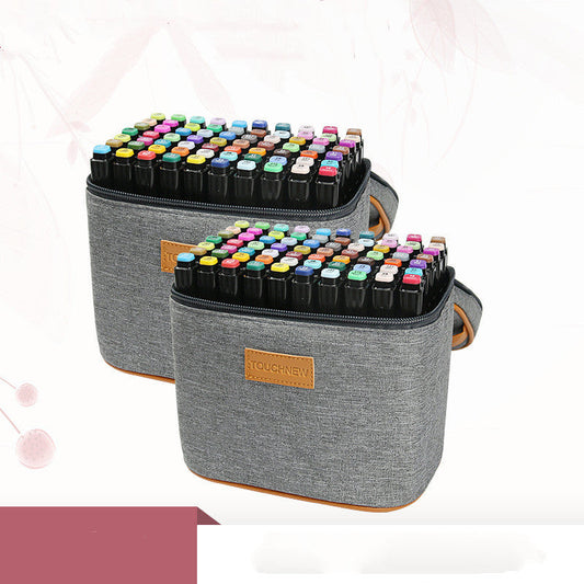 KTX-823379 Hand-Drawn Design Oily Pens for Art and Coloring, 168 Colors Available