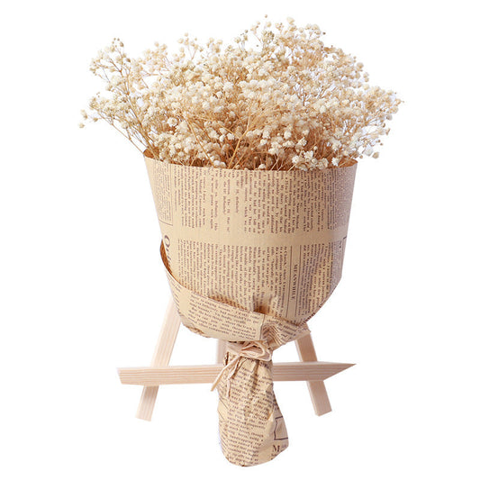 KTX-825683 Air-Dried Gypsophila Dried Flower Bouquet for Elegant Living Room Decor
