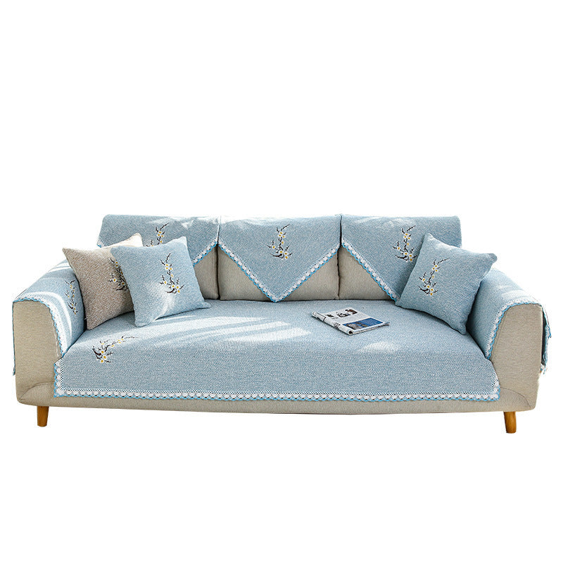 KTX-826067 Cotton-Polyester Blend Sofa Cushion Cover for Versatile Home Decor