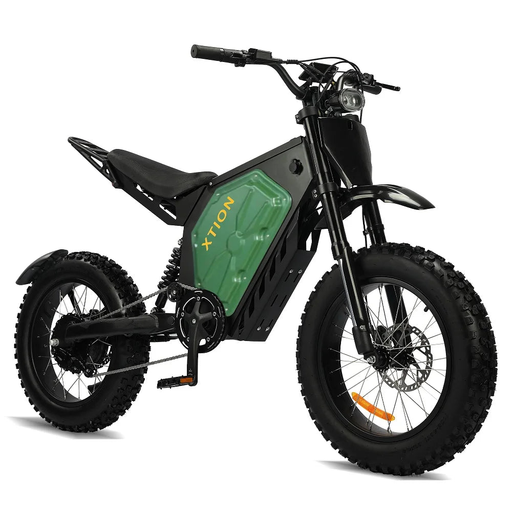 KTX-827603 Electric Mountain Bike 3000W Peak Power, 45MPH, 20Ah Removable Li-ion Battery, 7-Speed, Hydraulic Disc Brakes, Fat Tires, Aluminum Frame