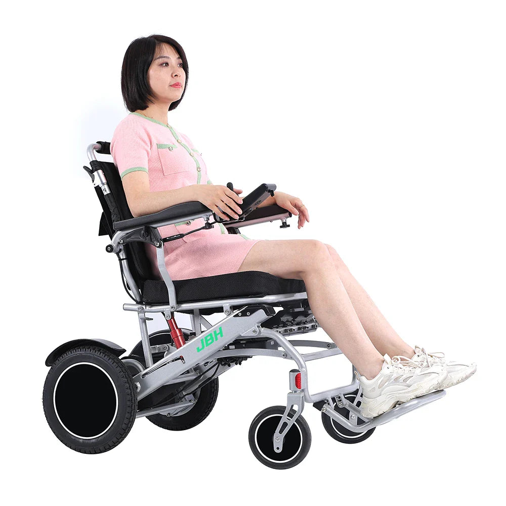 KTX-827923 Lightweight Portable Electric Wheelchair with 24V 12Ah Battery, 500W Motor, and Aluminum Alloy Frame