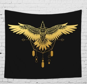 KTX-828755 Bohemian Wind Tapestry Wall Hanging - Soft Polyester Fiber, Two Sizes Available