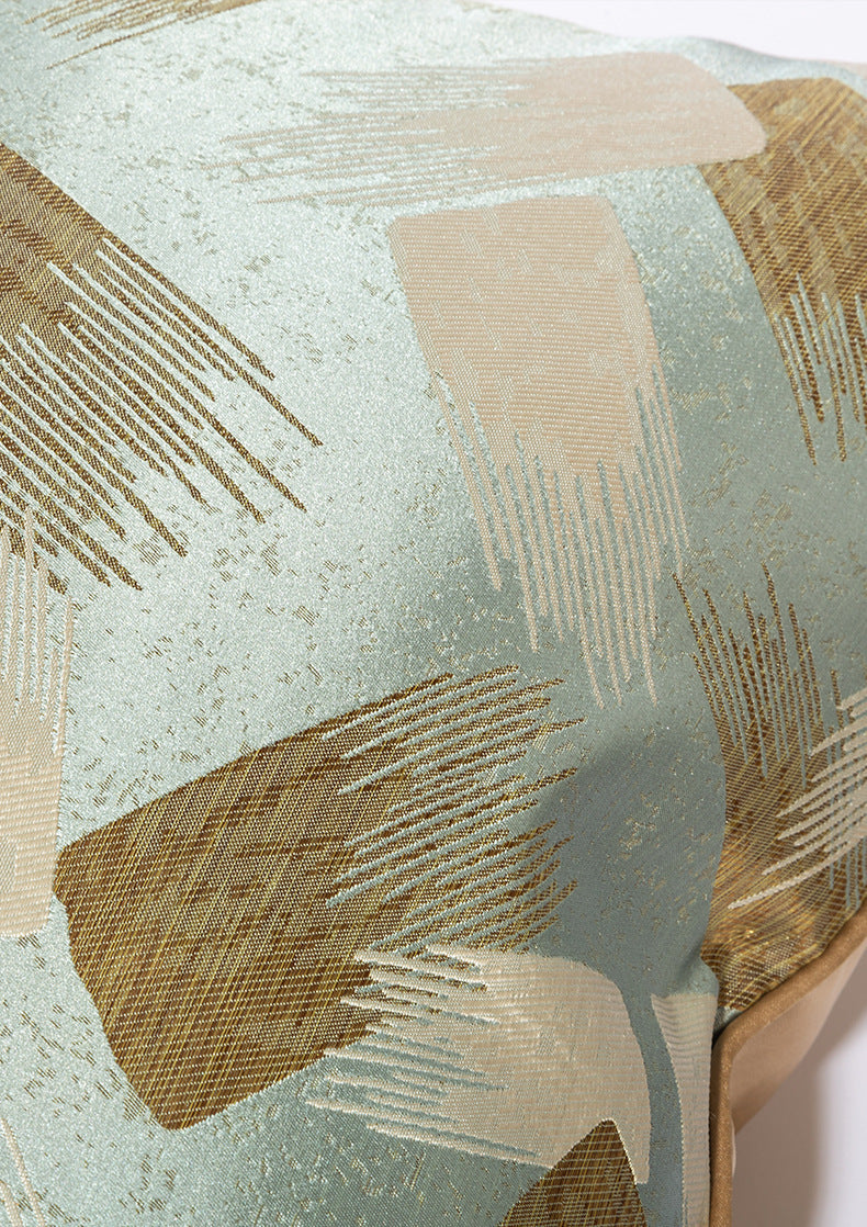 KTX-829011 Light Blue Green Luxury Sofa Pillow Cases - 30x50cm, 45x45cm, 50x50cm, PP Cotton