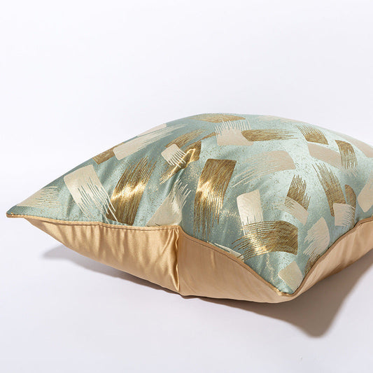 KTX-829011 Light Blue Green Luxury Sofa Pillow Cases - 30x50cm, 45x45cm, 50x50cm, PP Cotton