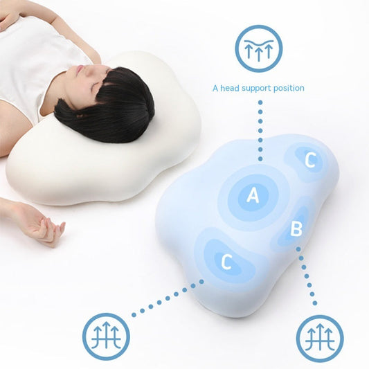 KTX-830163 Summer Cool Blue Memory Foam Pillow - Ergonomic Design for Comfort and Support