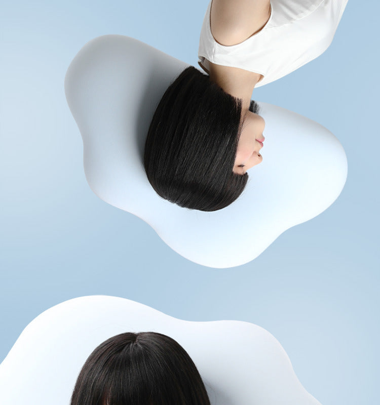 KTX-830163 Summer Cool Blue Memory Foam Pillow - Ergonomic Design for Comfort and Support