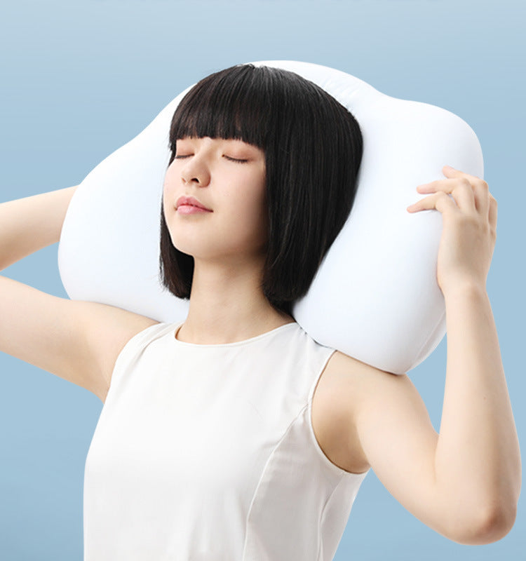 KTX-830163 Summer Cool Blue Memory Foam Pillow - Ergonomic Design for Comfort and Support
