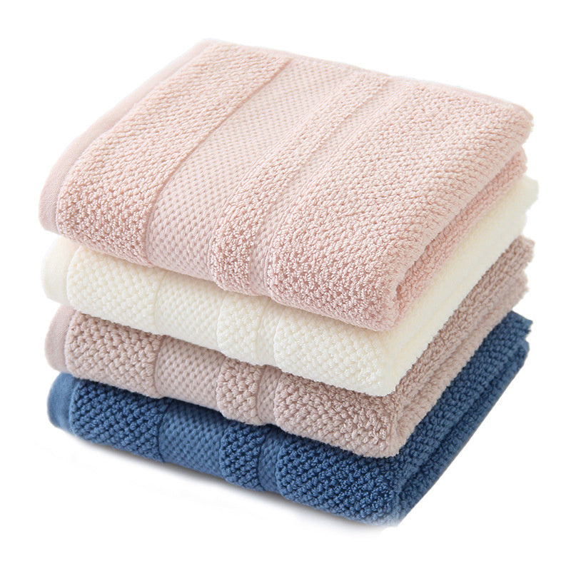 KTX-830931 Thick Cotton Embroidered Towel - 35x75 cm, Soft and Highly Absorbent, Available in Multiple Colors