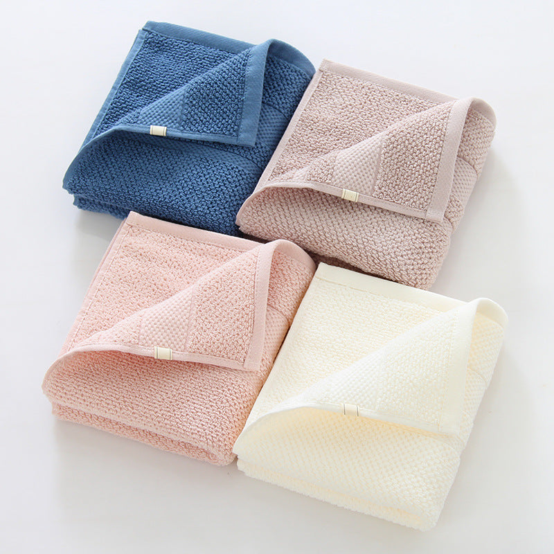KTX-830931 Thick Cotton Embroidered Towel - 35x75 cm, Soft and Highly Absorbent, Available in Multiple Colors