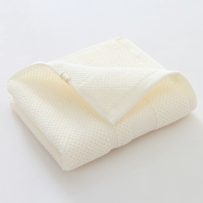 KTX-830931 Thick Cotton Embroidered Towel - 35x75 cm, Soft and Highly Absorbent, Available in Multiple Colors