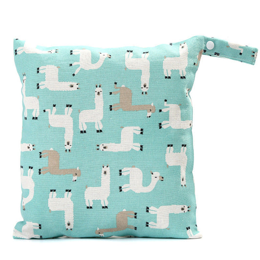 KTX-831187 Colorful Canvas Diaper Carrying Bag for Baby Essentials and Travel Storage