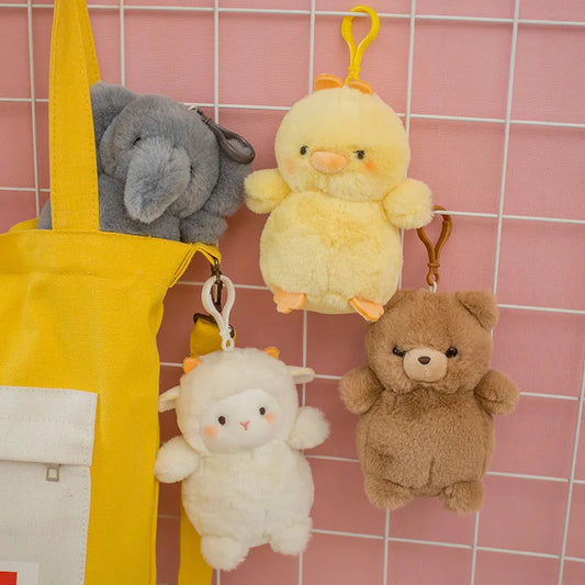 KTX-831187 Custom Soft Plush Little Yellow Duck Stuffed Animal, Adorable Baby Toy for All Ages, 11CM-30CM