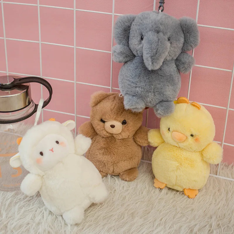 KTX-831187 Custom Soft Plush Little Yellow Duck Stuffed Animal, Adorable Baby Toy for All Ages, 11CM-30CM