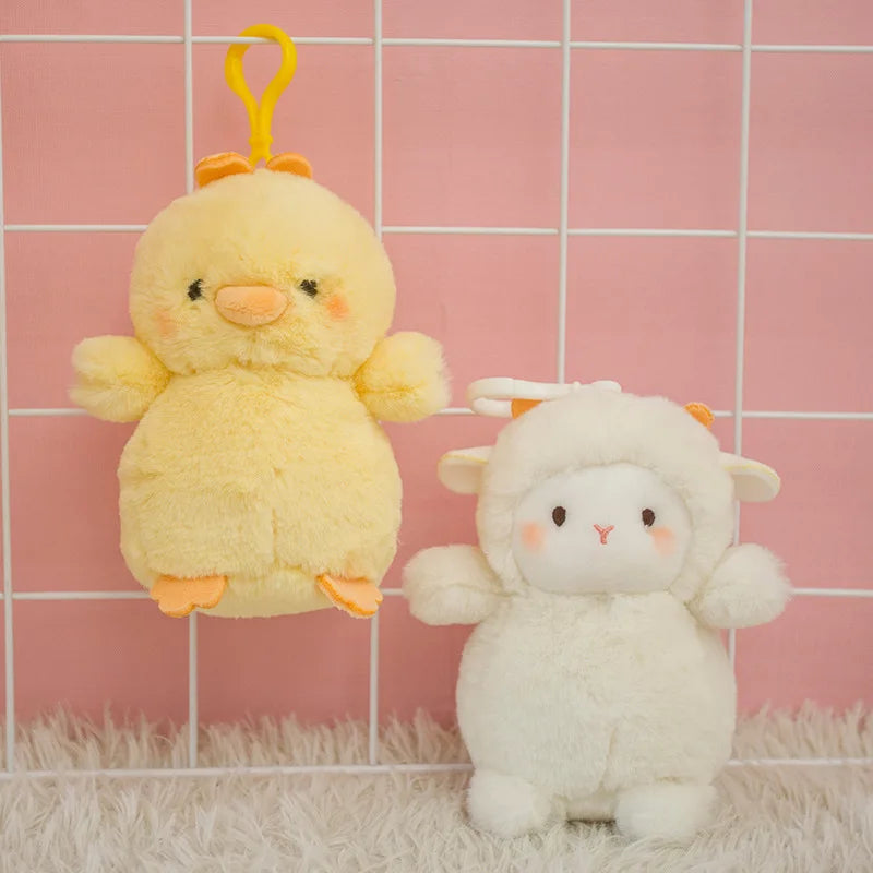 KTX-831187 Custom Soft Plush Little Yellow Duck Stuffed Animal, Adorable Baby Toy for All Ages, 11CM-30CM