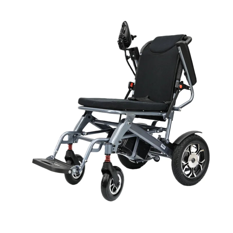 KTX-832531 Lightweight Electric Folding Wheelchair with Motorized Rims, Aluminum Alloy Frame, 150kg Capacity
