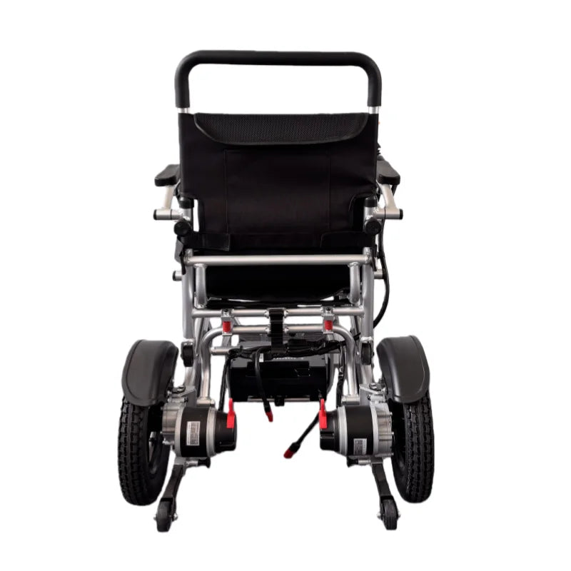 KTX-832531 Lightweight Electric Folding Wheelchair with Motorized Rims, Aluminum Alloy Frame, 150kg Capacity