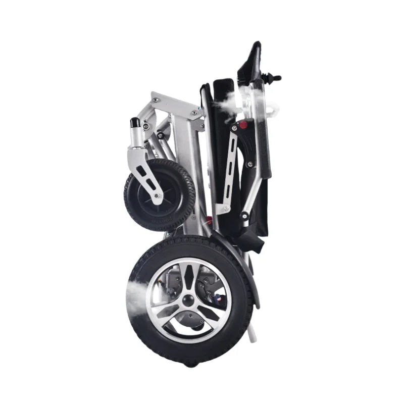 KTX-832531 Lightweight Electric Folding Wheelchair with Motorized Rims, Aluminum Alloy Frame, 150kg Capacity