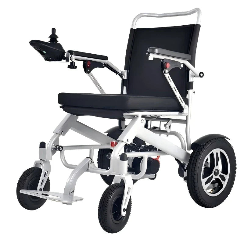 KTX-832531 Lightweight Electric Folding Wheelchair with Motorized Rims, Aluminum Alloy Frame, 150kg Capacity