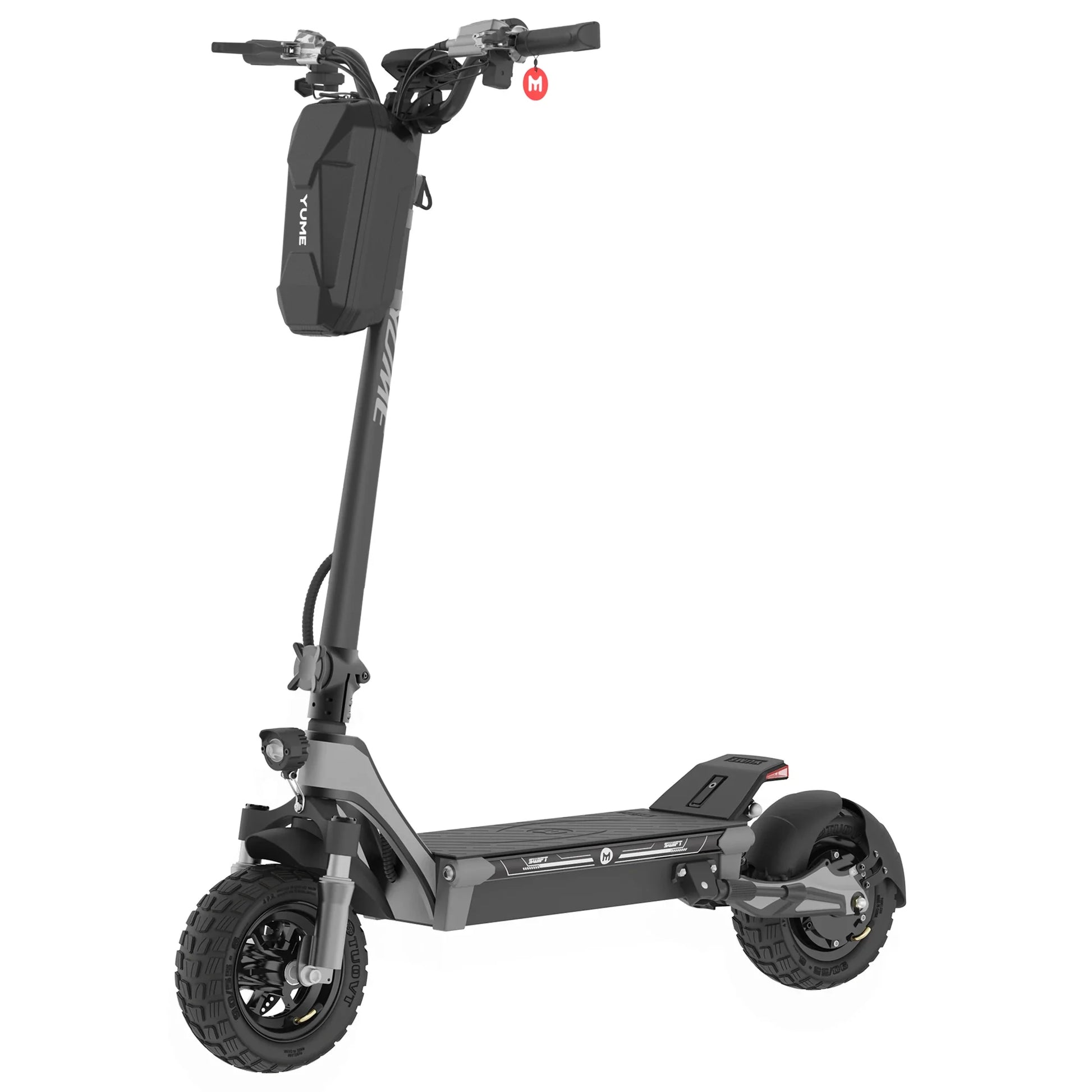 KTX-835155 YUME Swift 250W Electric Scooter with 10-Inch Wide Wheels, Foldable Design, 37 Miles Range, App Control, and Hydraulic Braking