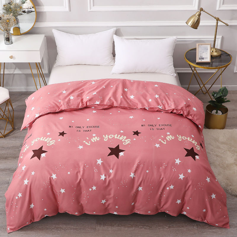 KTX-835795 Student Dormitory Skin-Friendly Brushed Quilt Cover in Various Elegant Patterns and Sizes