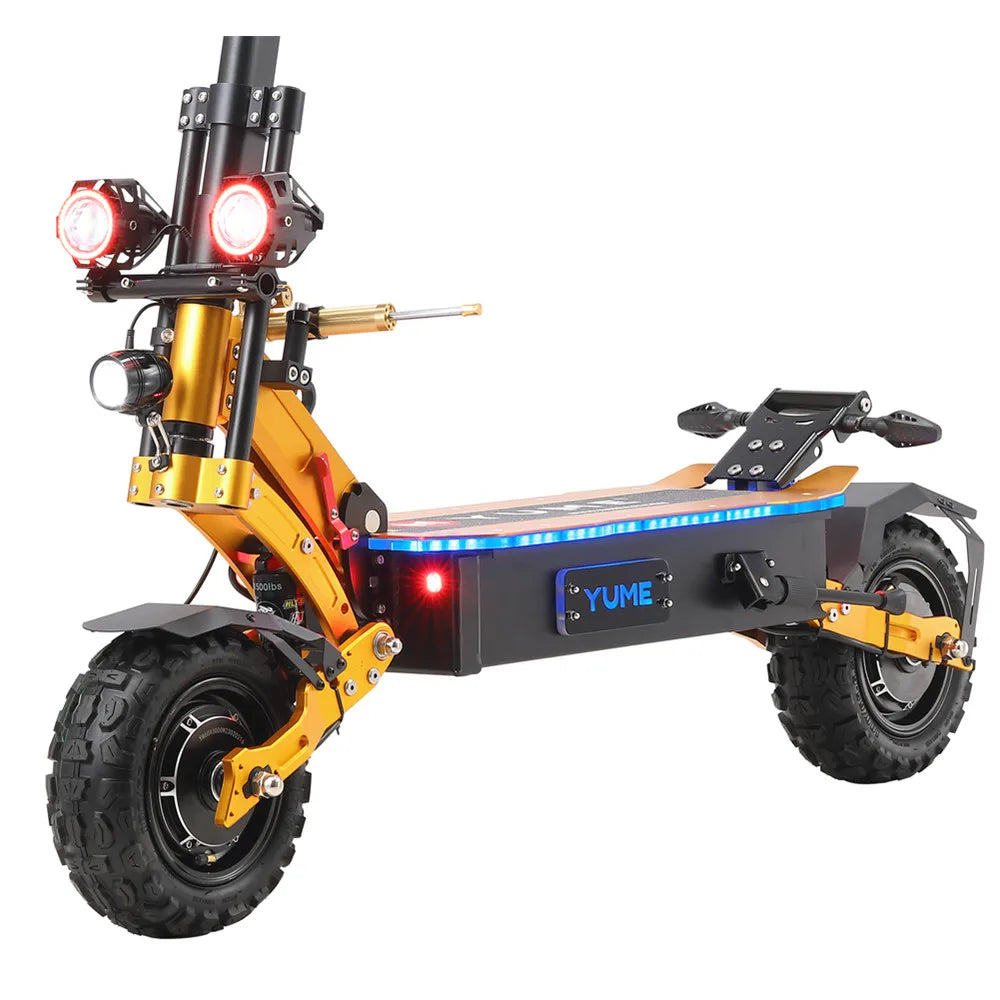 KTX-836307 YUME X11+ 60V Electric Folding Scooter - 25/45 km/h Speed, 96 km Range, Waterproof, Full Suspension