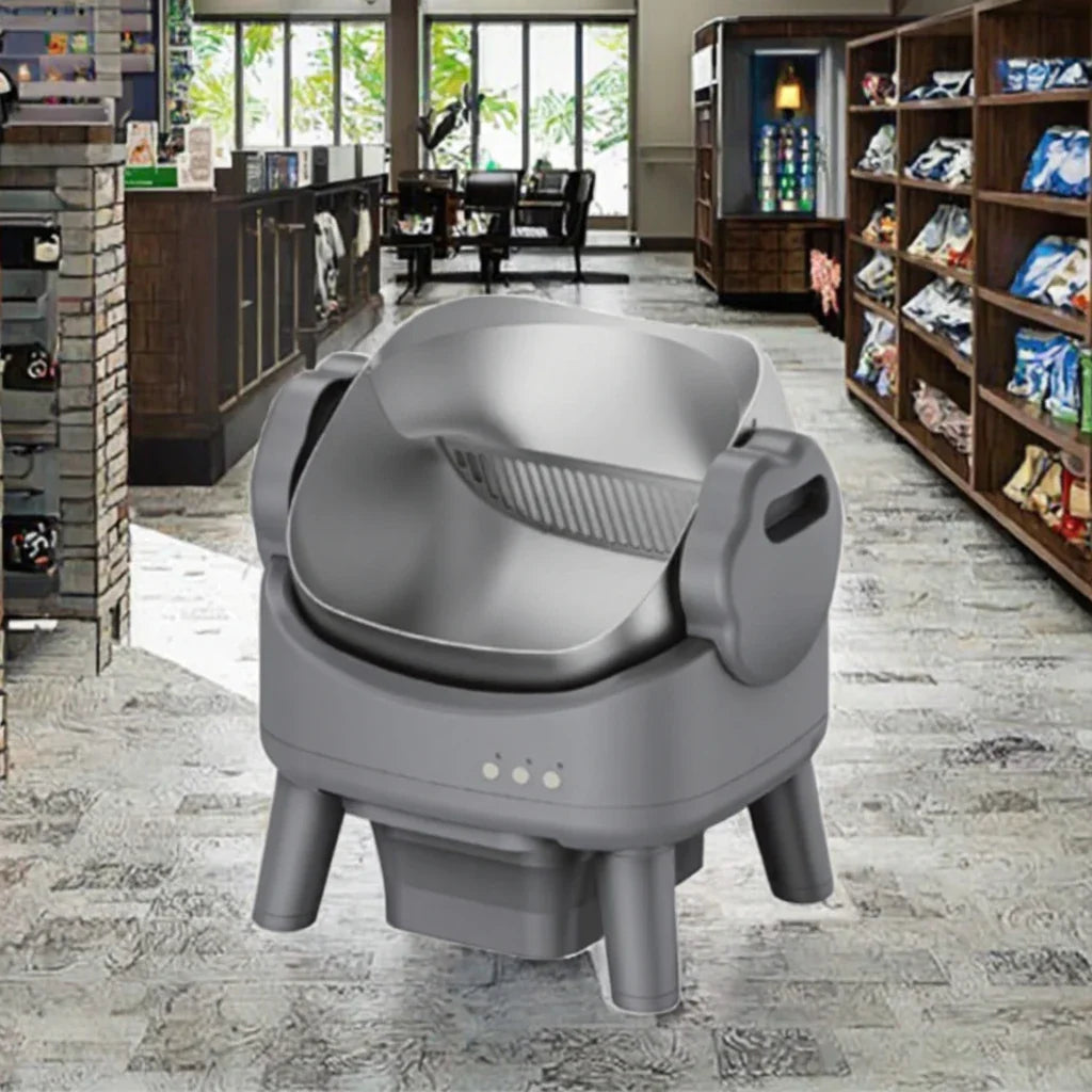 KTX-843155 Self-Cleaning Waterproof Smart Cat Litter Box with Remote Control - 74L Capacity