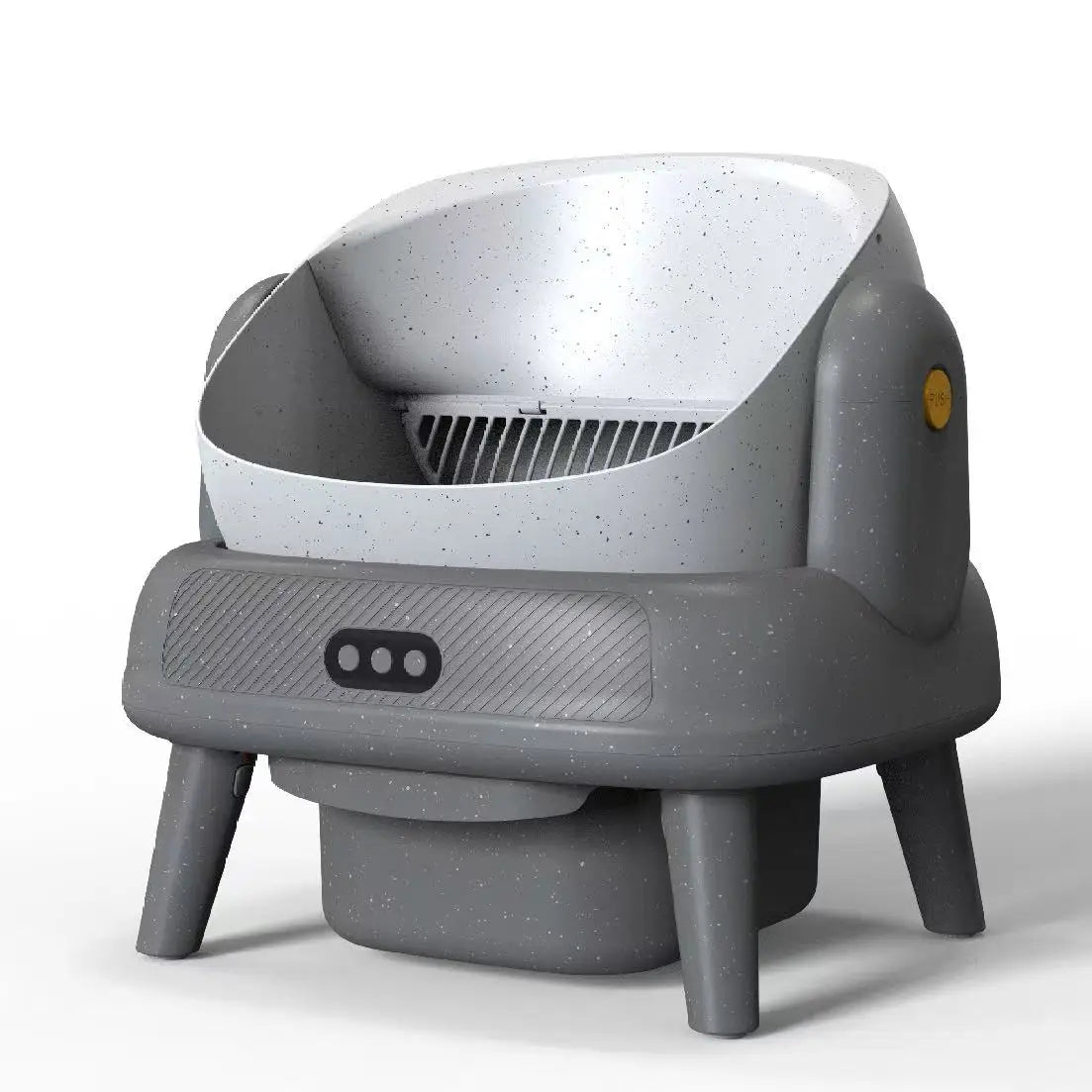 KTX-843155 Self-Cleaning Waterproof Smart Cat Litter Box with Remote Control - 74L Capacity