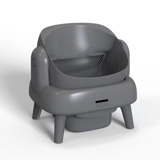 KTX-843155 Self-Cleaning Waterproof Smart Cat Litter Box with Remote Control - 74L Capacity