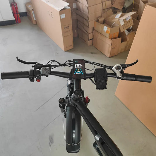KTX-843411 26 Inch 48V 2000W Dual Motor Fat Tire Electric Mountain Bike with Dual Battery 7-Speed Gear System