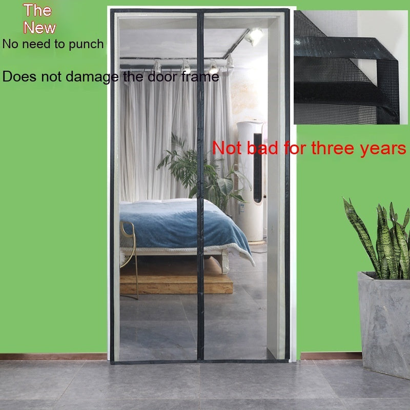 KTX-843411 Mosquito-Proof Glass Fiber Screen Door Curtain - Durable and Modern Design, Multiple Sizes Available