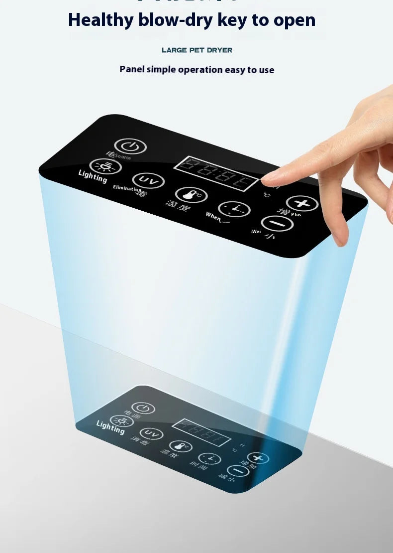 KTX-844115 Eco-Friendly Smart Pet Hair Dryer for Dogs and Cats - Large Volume Drying Box